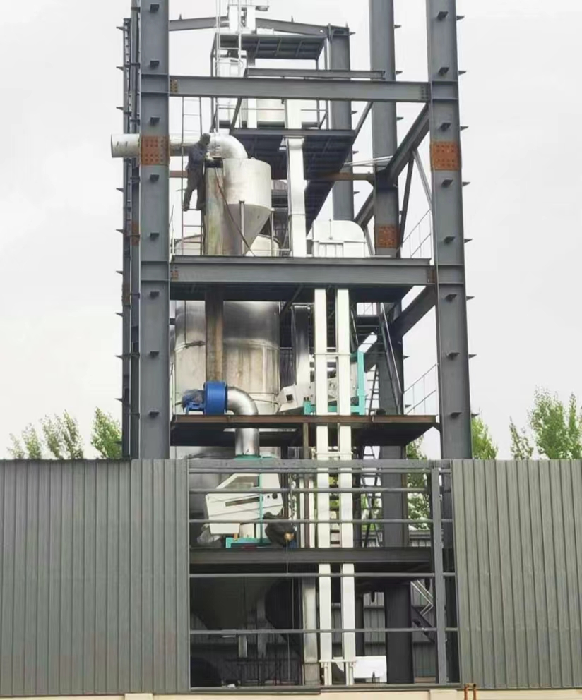内蒙古赤峰项目：日产120吨 蒸汽玉米压片机组