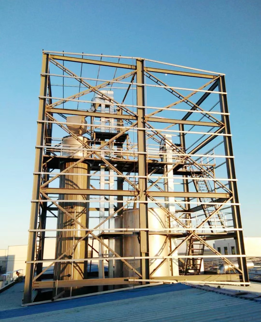 宁夏青铜峡项目：日产120吨 蒸汽玉米压片机组